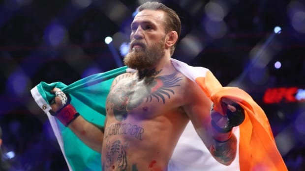 Conor McGregor after beating Donald Cerrone.